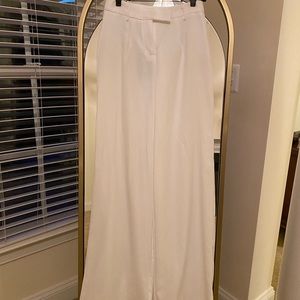 White wide leg woven trousers uk size 8 size 4 us from pretty little thing.com.